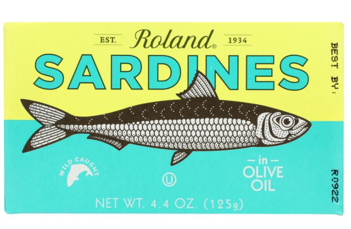 Sardines in Olive Oil (Roland) 4.3 oz