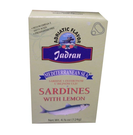 Sardines with Lemon (Mediterranean Sea) 124g