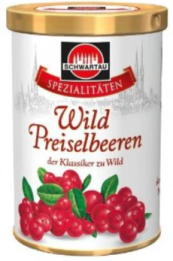 Schwartau Wild Preiselbeeren Jam, 330g Can