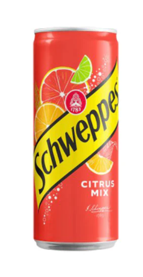 Schweppes Citrus Mix, 330 ml Can