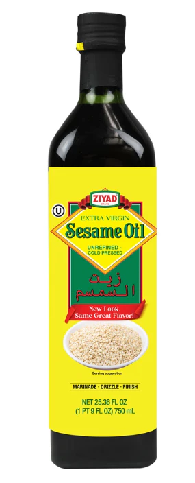 Sesame Oil, Cold Pressed - Unrefined (Ziyad) 750ml (25.36 oz)