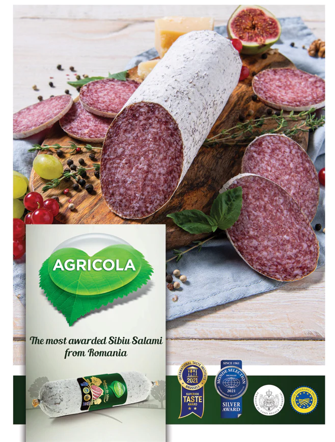 Sibiu Salami, Salam de Sibiu - Romanian Salami (Agricola) approx. 470g - Image 2