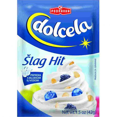 Slag Hit Powder -Whipped Topping (Podravka) 42g (1.5 oz)