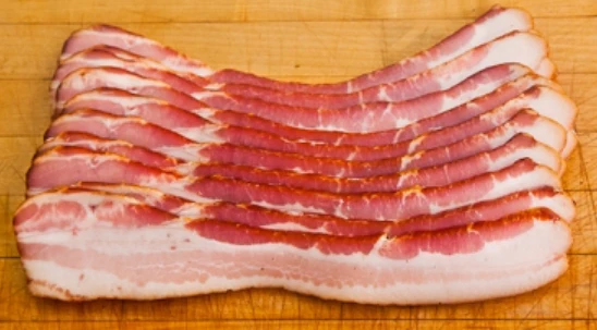 Smoked Pork Bacon, Sliced, approx. 1.1 lb