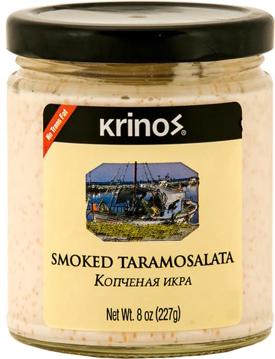 Smoked Taramosalata (Krinos), 8 oz (227g) - Greek Style Caviar Spread