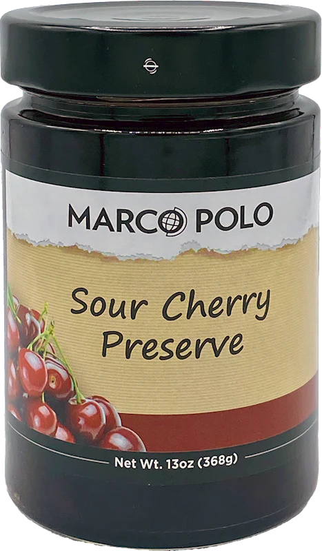 Sour Cherry Jam Preserve (MarcoPolo) 13 oz