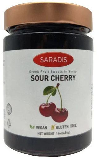Sour Cherry Preserve (sarantis) 16oz