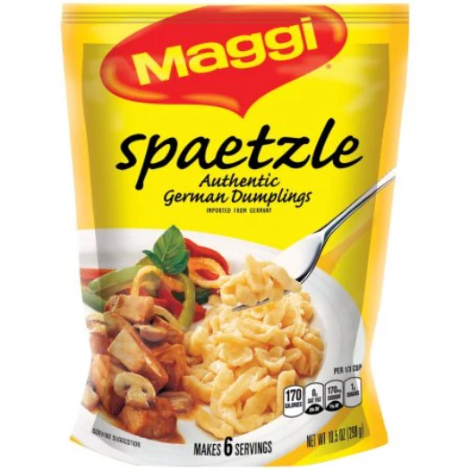 Spaetzle, Authentic German Dumplings (Maggi) 10.5 oz (298g)-bag