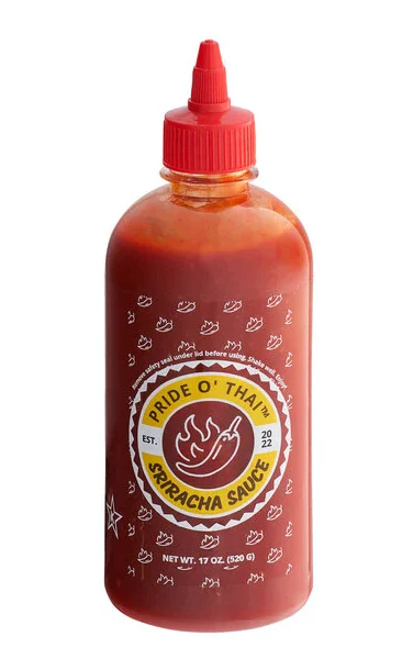 Sriracha Spicy Hot Pepper Sauce (Pride O' Thai) 17 oz