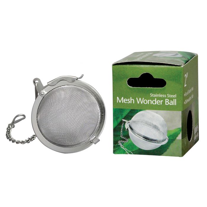 Stainless Steel Mesh Wonder Ball Tea Infuser (HIC) 2 inch diam.