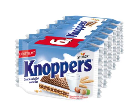 Storck Knoppers, 6x25g - 6 PACK, 5.3 oz