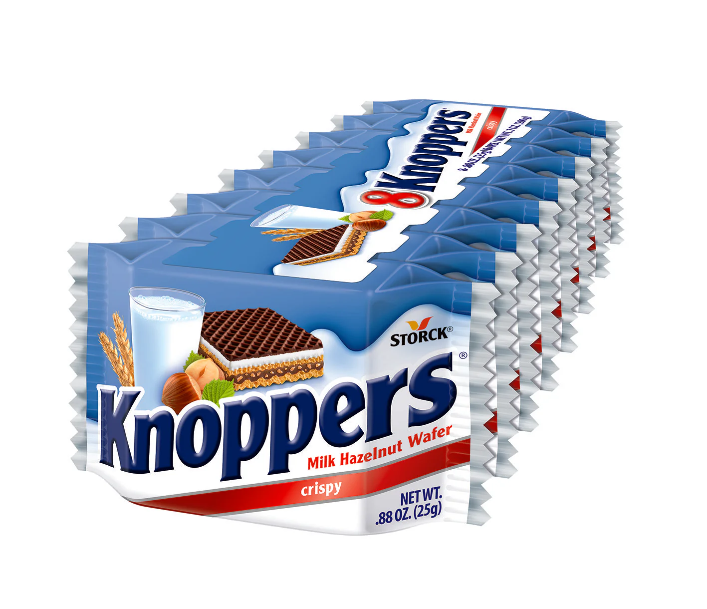 Storck Knoppers, 8x25g - 8 PACK, 7.0 oz