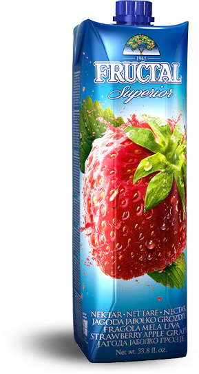 Strawberry, Apple, Grape Nectar (fructal) 1L