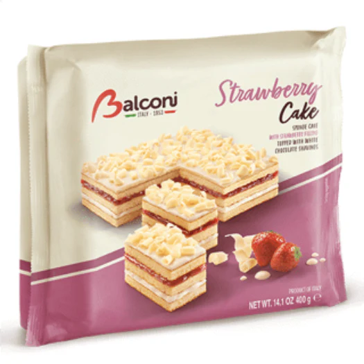 Strawberry Cake Dessert (Balconi) 400g