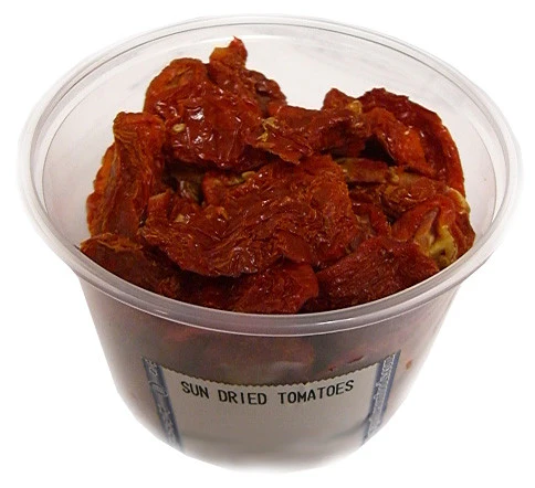 Sun Dried Tomatoes, Deli Cup, approx. 10 oz (0.6 lb)