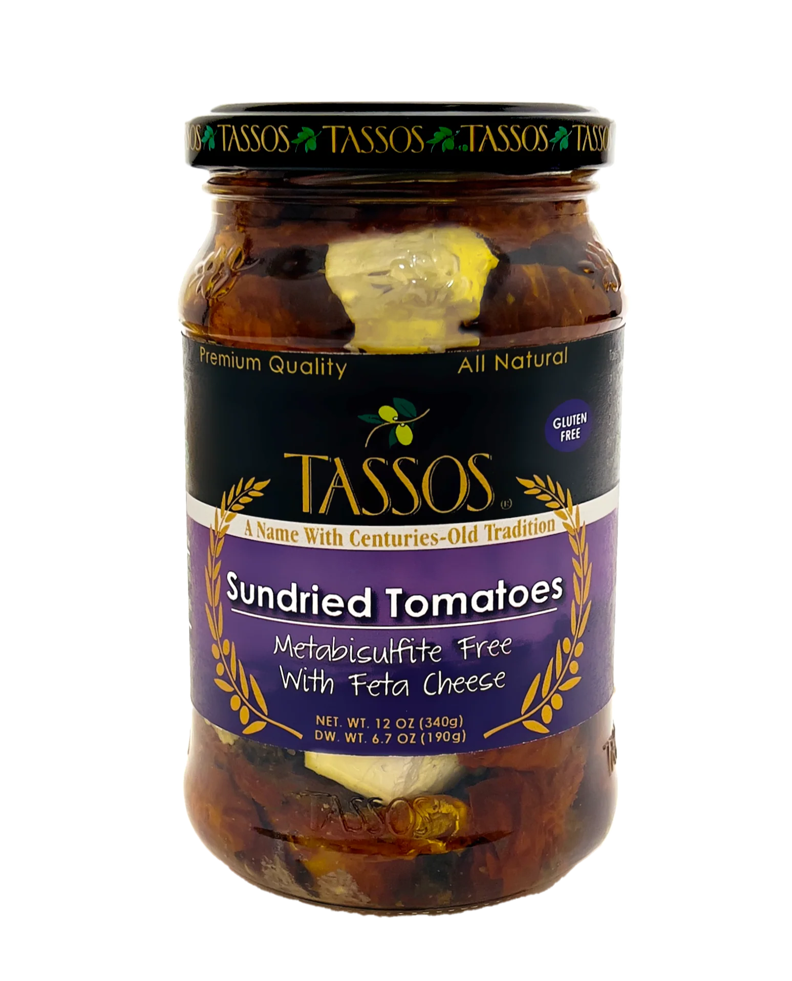 Sundried Tomatoes with Feta Cheese (Tassos) 12.6 oz