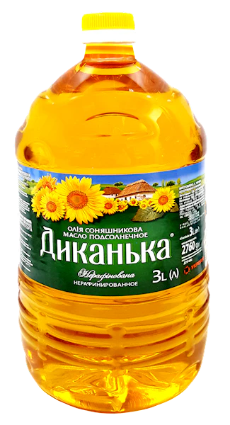 Sunflower Oil - Unrefined (Dikanka) 3L