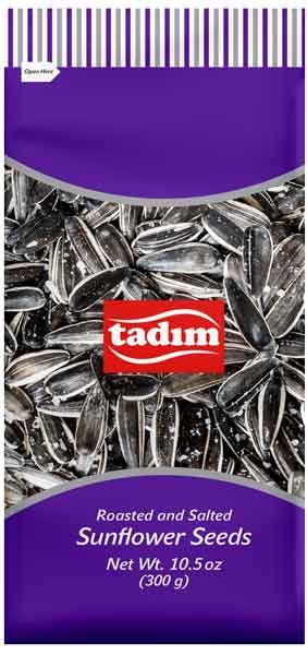 Sunflower Seeds Salted and Roasted (Tadim) 10.5 oz Purple Bag