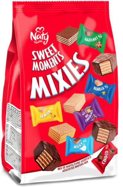 Sweet Moments Mixies, Assorted Wafers Mix (Naty) 300g