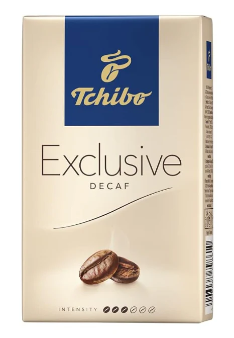 Tchibo Exclusive DECAF Ground Coffee, 8.8 oz (250g)