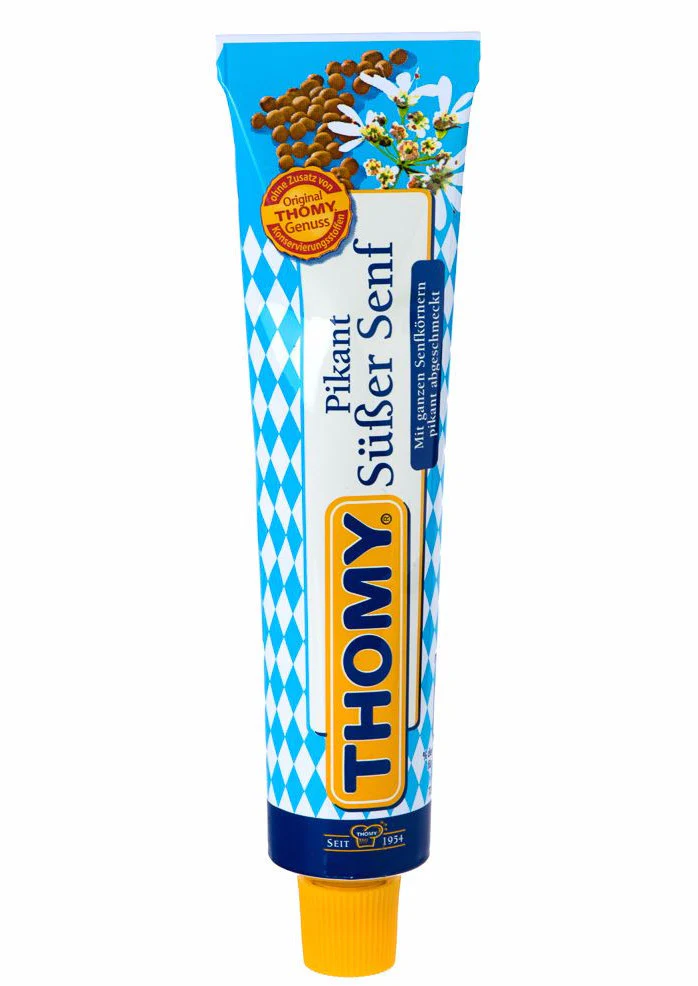 Thomy Suber Senf - Sweet Mustard, 200 ml tube