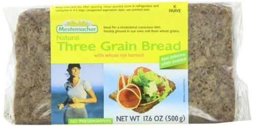Three Grain Bread (Mestemacher) 17.6 oz (500g)