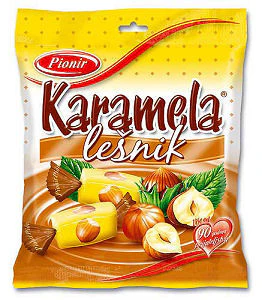 Toffee with Hazelnut Candy (pionir) 100g