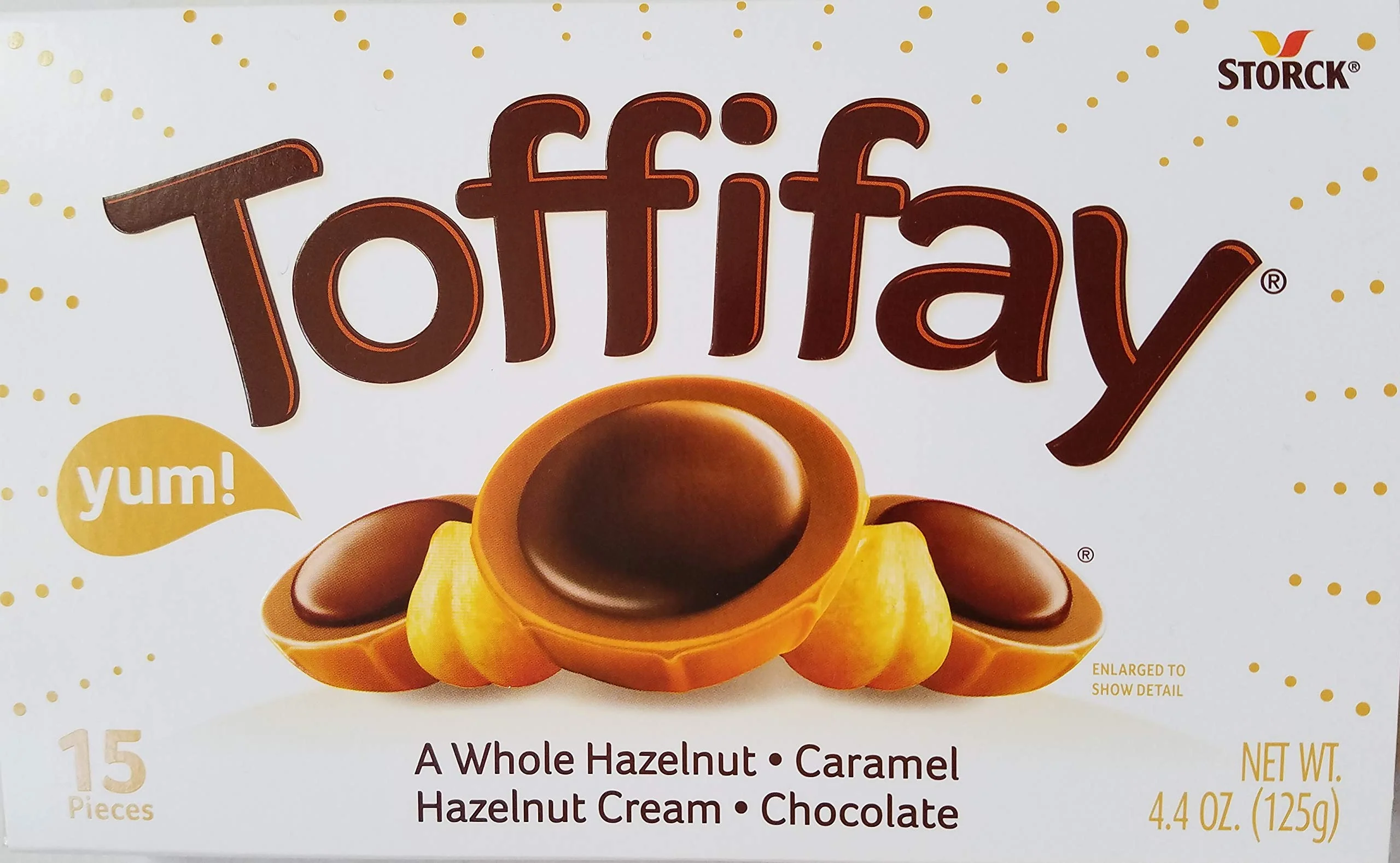 Toffifee (Toffifay) Caramel Candies (Storck) 125g