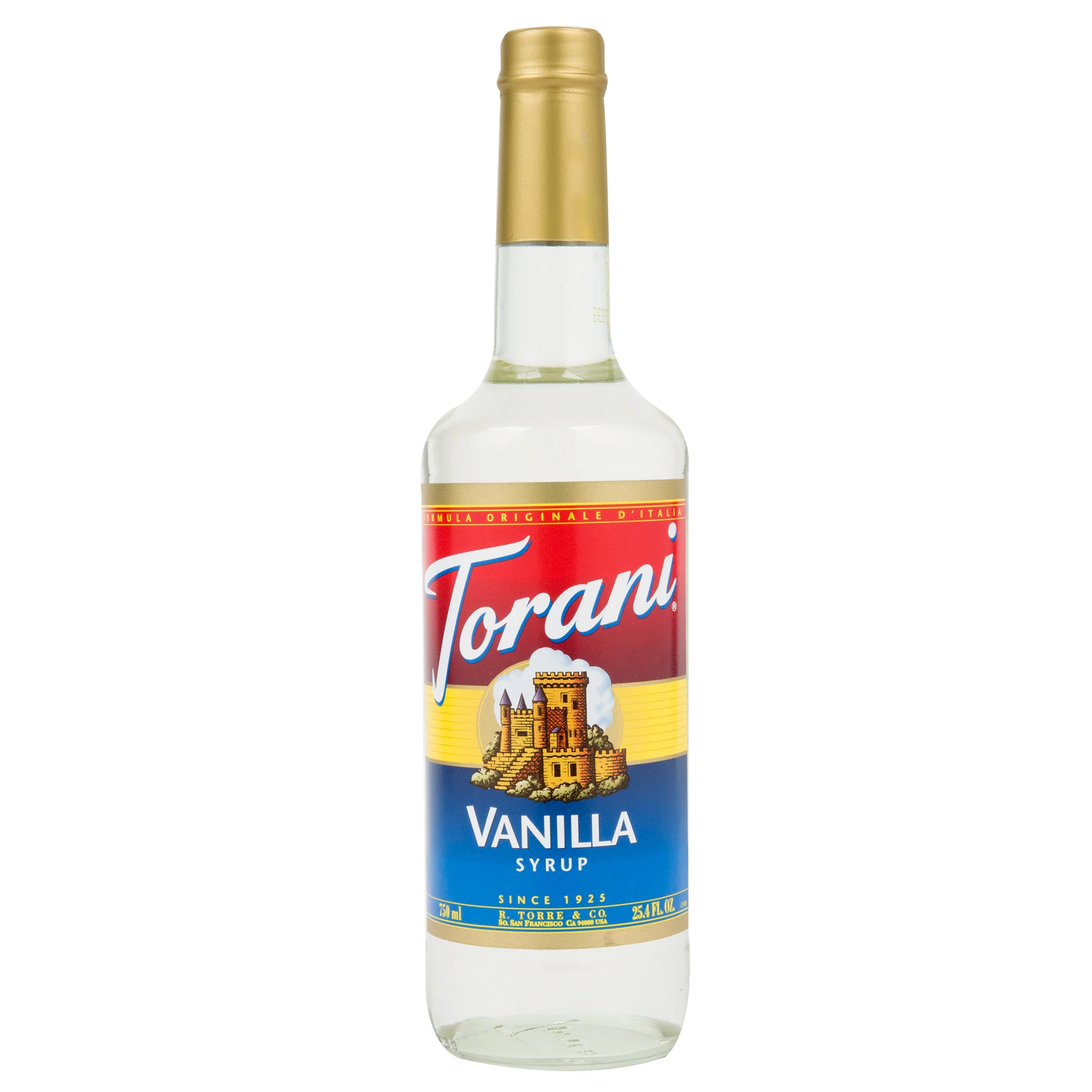 Torani Classic Vanilla Flavoring Syrup, 750 ml