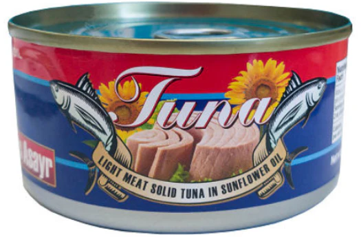 Tuna in Sunflower Oil (Ras Asayr) 6.53 oz