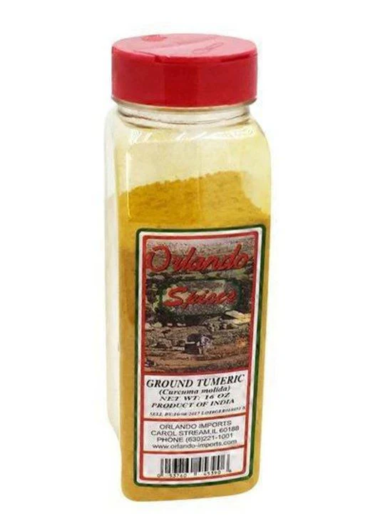 Turmeric, Ground (Orlando Spices) 16 oz