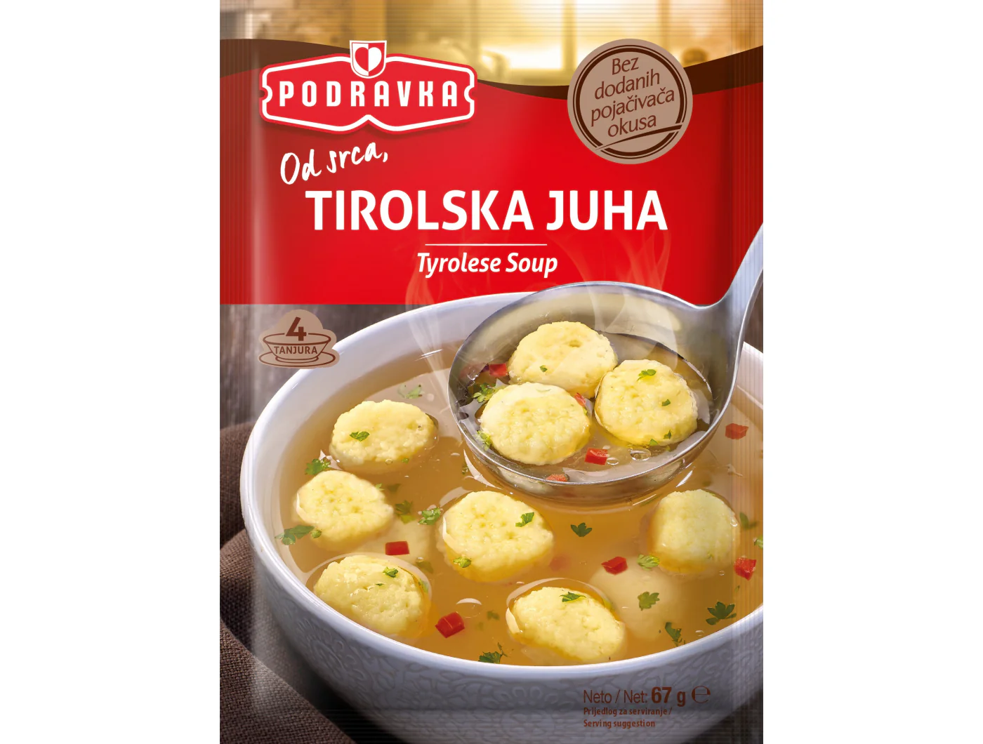 Tyrolese Soup, Tirolska Juha (Podravka) 67g