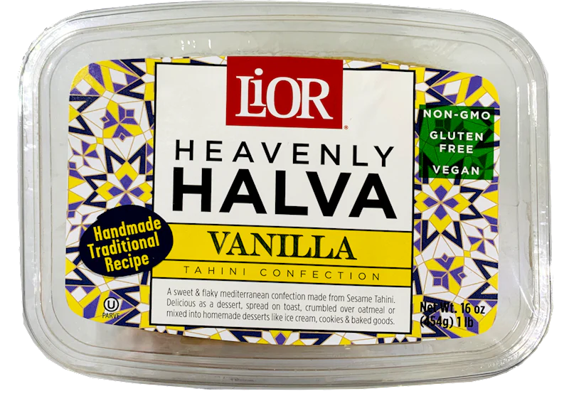 Vanilla Flavored Sesame Halva (ACHVA) 1lb Or LIOR Brand - Image 2