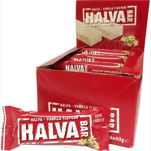 Vanilla Halva Snack Bars, Macedonian CASE (16 x 40g)