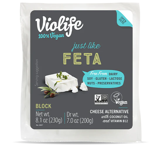 Vegan Just Like Feta Cheese (Violife) 7 oz (200g)