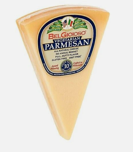 Vegetarian Parmesan Cheese (BelGioioso) 8 oz wedge