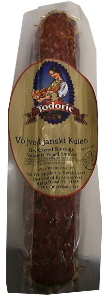 Vojvodjanski Kulen, Dry Cured Sausage (Todoric) approx. 1.6-1.9 lb