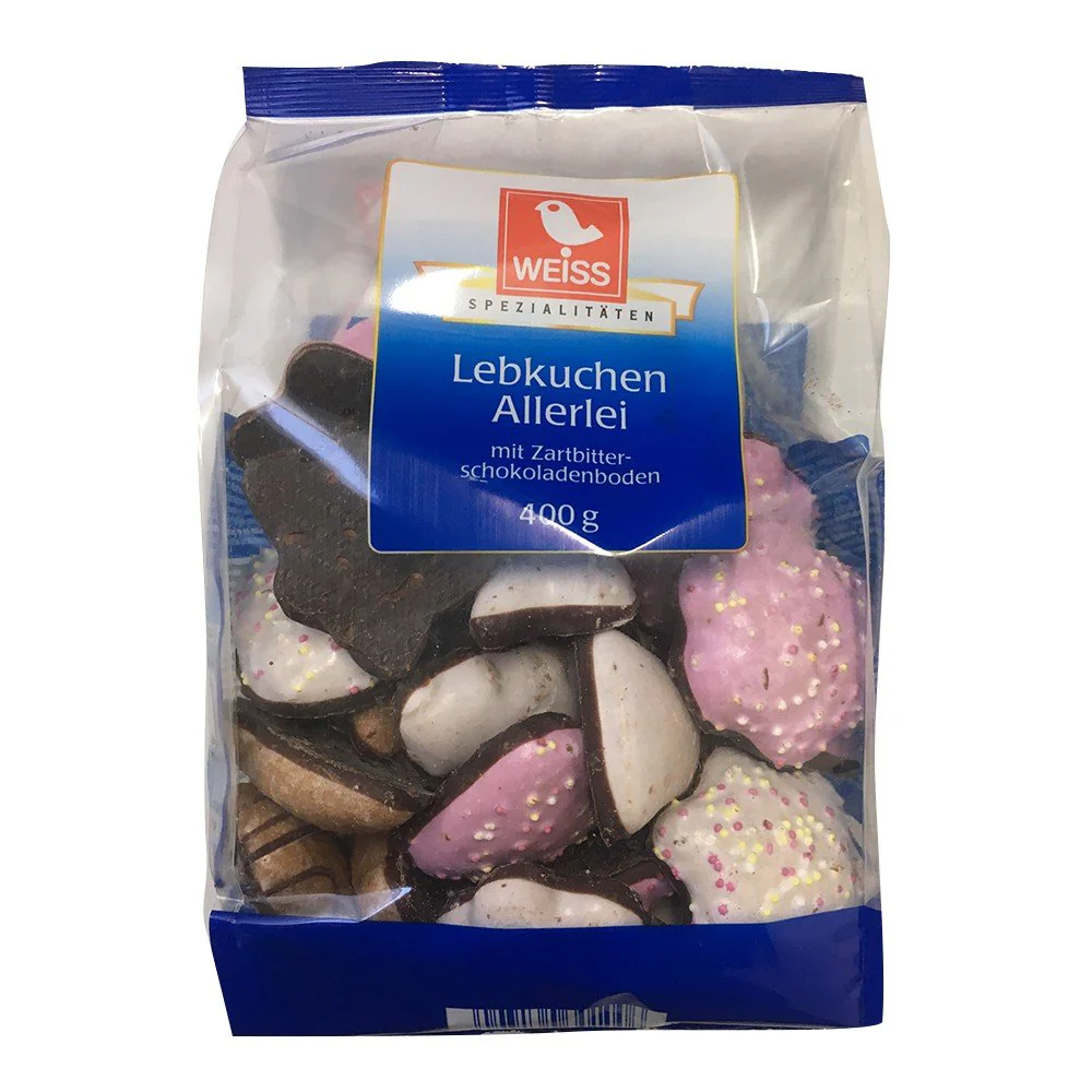 Weiss Lebkuchen Allerlei, 400g