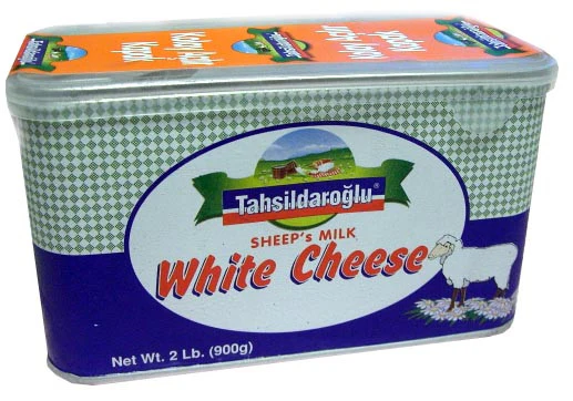 White Cheese, Sheeps Milk (Tahsildaroglu) 900g, Green Tin