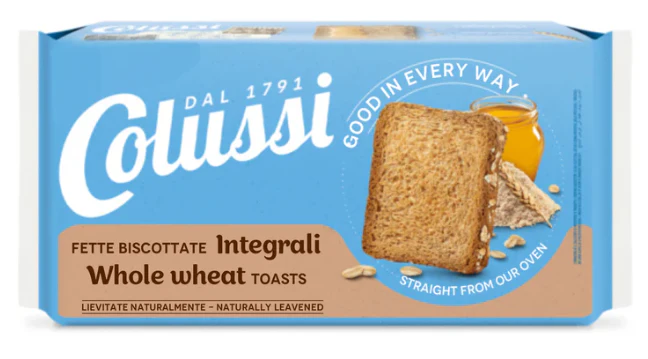 Whole Wheat Toasts (Colussi) 320g (11.29 oz)