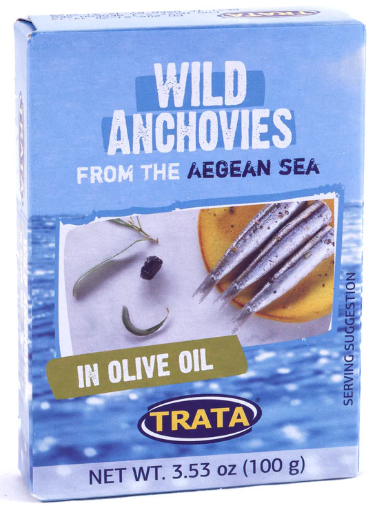 Wild Anchovies in Olive Oil (Trata) 100g
