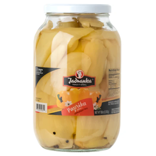 Yellow Pepper Fillets (Jadranka) 84.6 oz (2400g)