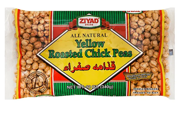 Yellow Roasted Chick Peas (Ziyad) 12 oz