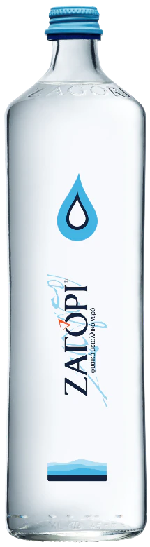 Zagori Natural Mineral Water, 1 L Glass